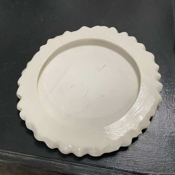 Ceramic Wall Plaque Embroidery Hoop Design Roosters Farmhouse Barnyard Decor - Picture 5 of 8